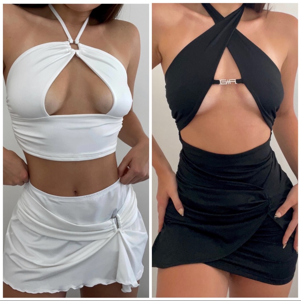 Halter Skirt Set and Dress Bundle
